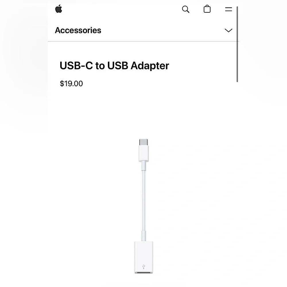 COPY - Apple USB-C to USB Adapter
